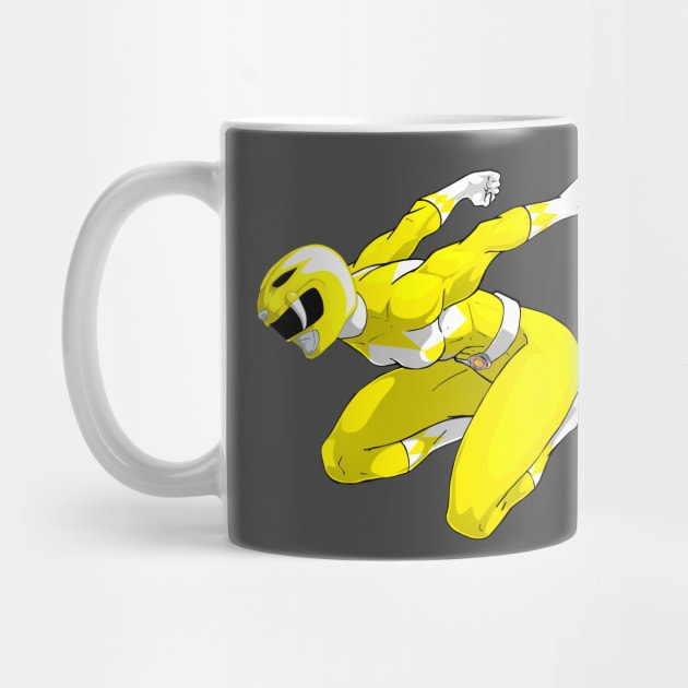 Yellow Mighty Morphin Power Ranger by CoolDojoBro